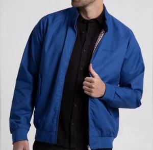 Ben Sherman Harrington Blue Bomber Jacket True Blue New With Tags Size s - Picture 1 of 6