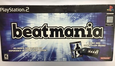 Beatmania with DJ Controller PlayStation 2 PS2 Konami brand NEW SEALED htf oop - Image 1 of 4