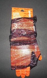 Fingerless GLOVES Claire's Black Lace with Silver Spider web HALLOWEEN NEW RARE - Picture 1 of 1