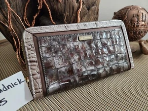 Brahmin Brown Charente Suri Wallet NWOT - Picture 1 of 5