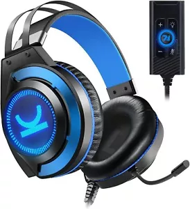 Commander CM7000 Gaming Headset Bluetooth Over Ear with Microphone Red - VANKYO - Picture 1 of 10