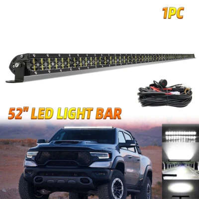 Barra de luz LED + cable para techo superior doble fila 6D 52"" pulgadas Ford Ranger 1993-2011 Foto 1 de 4