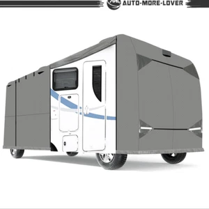 For Class A Motorhome Trailer Camper Waterproof RV Cover Storage 30-43FT Gray - Picture 1 of 19
