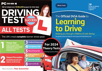 Theory Test & Hazard Perception PC DVD-ROM and a Practical Learner Book 2024 - Image 1 of 3