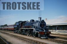 35mm Slide SAR South Africa Railways Steam Loco 3668 Oudtshoorn 1992 Orig