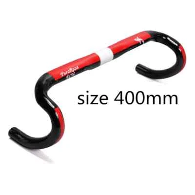Road Bicycle Racing Full Carbon Handlebar Internal Cable 31.8*400/420/440mm - Image 1 of 4
