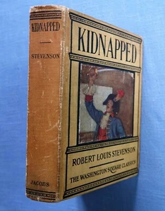 KIDNAPPED BY ROBERT LOUIS STEVENSON  HC WASHINGTON SQUARE CLASSICS, ILLUS ABBOTT - Picture 1 of 5