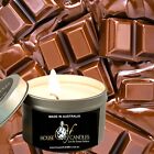 Chocolate Scented Eco Soy Tin Candles Hand Poured Vegan Friendly