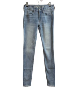 American Eagle Super Super stretch Size 2 Long Jeggings - Picture 1 of 4