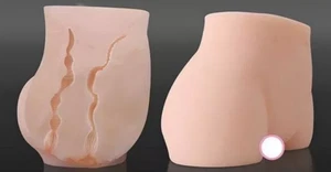 Double Realistic vagina and anus job masturbator sex toys for men male LUBE INCL - Picture 1 of 4