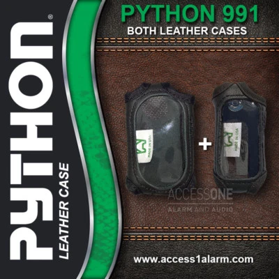 Python 991 Protective Leather Remote Control Case For Both Remote Controls - Image 1 of 4