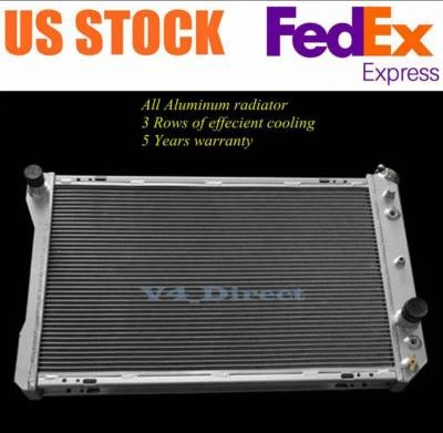 Radiador de 3 núcleos de aluminio V8 V8 5,0/5,7 L 82-92 87 Chevy Camaro/Pontiac Firebird Foto 1 de 4