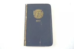Cotton Belt Route 1957 Pocket Calendar Booklet Map Notes Memos Schedule VTG D331 - Picture 1 of 13