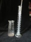 Glass 100 ml Measuring tube, Glass Stir Rod, 6 oz Glass Measuring