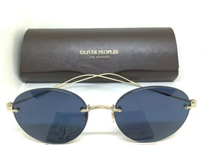 OCCHIALI DA SOLE OLIVER PEOPLE BLU OV1264S 503580 COLIENA ORO CHIARO 57-19-145 CUSTODIA - Foto 1 di 12