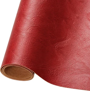 Faux Leather Sheets for Craft One Roll Soft Textured Surface Solid Leather Fabri - Picture 1 of 5
