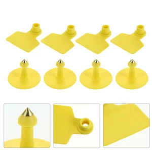 100pcs Plastic Livestock Ear Tags Cattle Tags Sheep Ear Tags - Picture 1 of 12