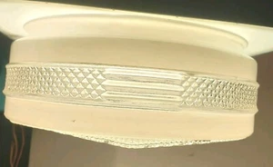 Vintage Milk Glass Kitchen Bath Light Globe 7 3/4" Base - Picture 1 of 6