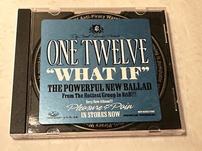 ONE TWELVE rare WHAT IF 1 track promo radio DJ cd 2005 112 Pleasure & Pain R&B - Image 1 of 3