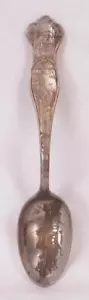 Cucchiaio Torre Elettrica Pan Am Esposizione 1901 Silverplate Souvenir #5 - Foto 1 di 7