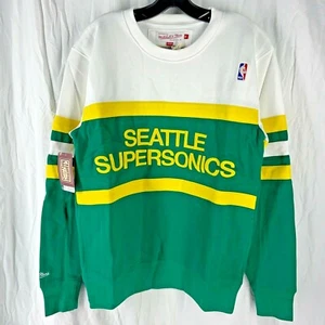 Mitchell & Ness NBA Seattle Supersonics Head Coach Sweatshirt - Picture 1 of 5