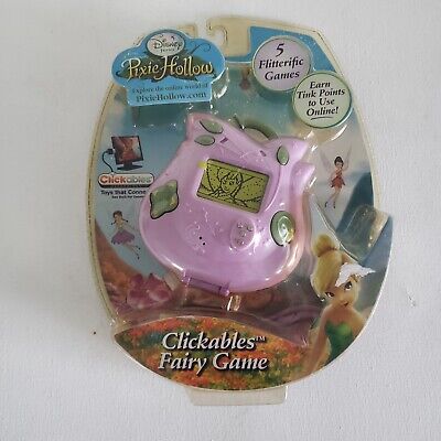New Disney Pixie Hollow Clickables Fairy Game Electronic Handheld Fairy Toy