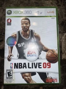 EA Sports NBA Live 09 Microsoft Xbox 360 Manual completo en caja original - Imagen 1 de 5