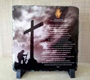 Pizarra foto silueta UDR (Regimiento de Defensa Ulster) - Imagen 1 de 2