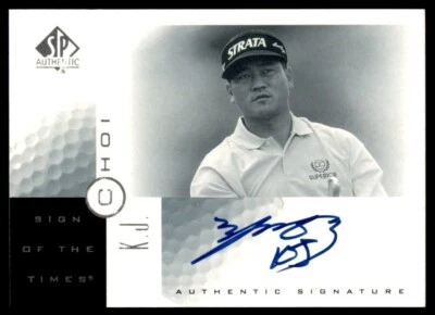 2001 SP AUTHENTIC SIGN OF THE TIMES K.J. CHOI AUTO PGA #KJ - Image 1 of 2