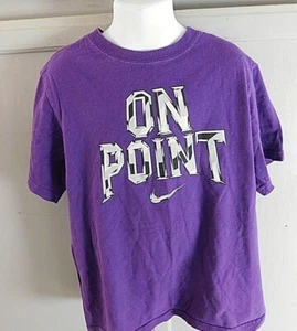 Nike purple/silver S/S "On Point" t-shirt youth sz S (8) - Picture 1 of 5