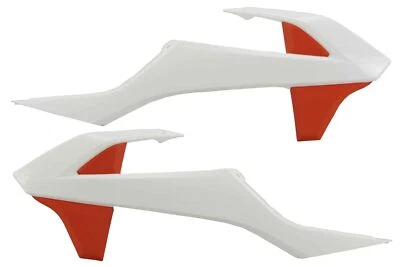 UFO White, Orange Radiator Shroud Set 18-24 SX85 Foto 1 de 2