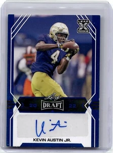2022 Leaf Draft and Prospects Auto Blue #BAKA2 Kevin Austin Jr. - Picture 1 of 2