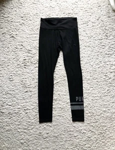 Leggings PUMA High Waist Print Jogginghose Tights Laufhose Schwarz S Grau - Bild 1 von 9
