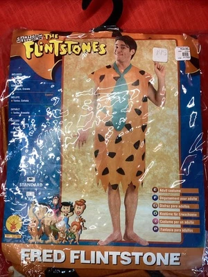 Рубиновый взрослый костюм для Хэллоуина Fred Flintstone размер стандартный размер до XL - Изображение 1 из 4