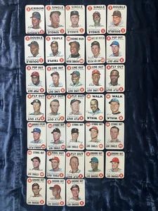 1968 Topps Game Complete Set 33 Cards Mickey Mantle, Mays, Aaron, Clemente - Picture 1 of 3