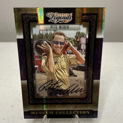 Donruss Americana Sports Legends 2008 automático/50 Pete Weber Foto 1 de 3