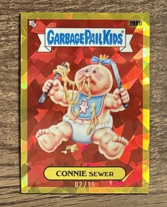 2022 Garbage Pail Kids Sapphire Gold Refactor /15 Connie Sewer 198b - Picture 1 of 1