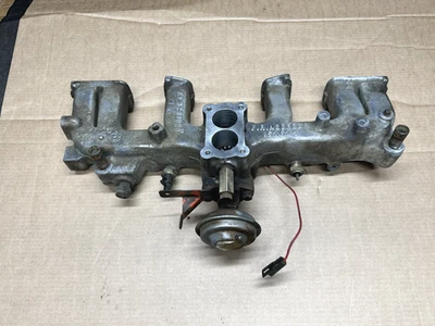 ✅ 76-90 Jeep CJ Wrangler YJ 4.2 258 carb INTAKE MANIFOLD w erg valve heat risor - Image 1 of 4