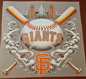 San Francisco Giants Colorful 8" DTF Heat Transfer Iron On FREE Shipping (C1/6) - Picture 1 of 1