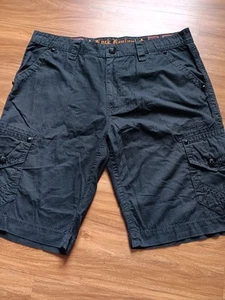 Pantalones Cortos Carga Clásicos Y2K Rock Revival 40 Hebillas Sueltos Grunge Punk - Imagen 1 de 10