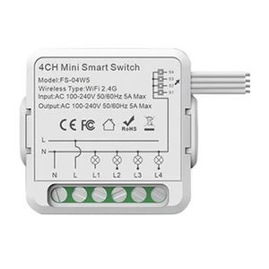 2X(Modulo Interruttore Relè WiFi AC100-240V Funziona con Home Mini Sm3591 - Imagen 1 de 3