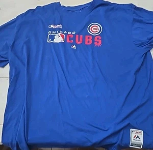 Chicago Cubs MLB Majestic Men's Big & Tall T-Shirt 4xl - Picture 1 of 6