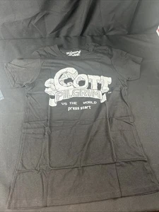 New Scott Pilgrim Vs The World Shirt Black Sz Women’s Medium - Picture 1 of 2