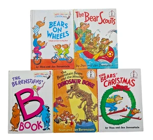 The Berenstain Bears Dr Seuss Vintage Hardcover Books x 5 Scouts Christmas - Picture 1 of 8