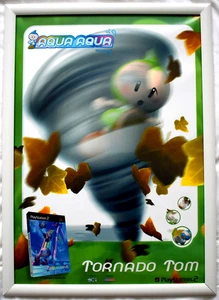 Aqua Aqua RARE PS2 42cm x 59cm Promotional Poster #1 - Picture 1 of 1