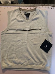 NWT Claiborne Kids Boys Sweater Vest Size 8 100% Cotton Blend  - Picture 1 of 4
