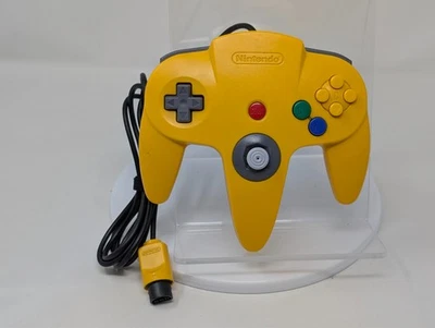 Official Nintendo 64 Yellow Controller OEM N64 Original Tight Stick - Image 1 of 4