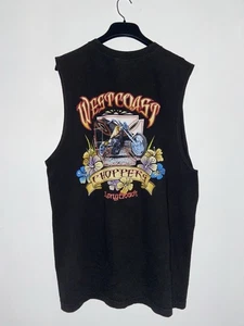 Vintage West Coast Choppers Tank Top CFL Jesse Who Long Beach 2-seitig Large - Bild 1 von 8