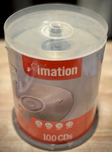 Imation CD-R 48 X 700MB 80Min Blank Media 100 Pack Recordable Discs Sealed FR SH - Picture 1 of 4