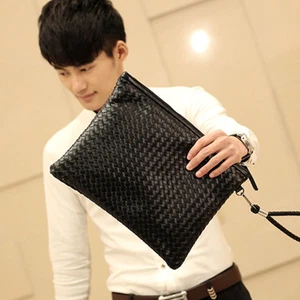 Herren und Damen Business Clutch Tasche Handgelenktasche Aktentasche Geldbörse Schultertasche Neu - Bild 1 von 14